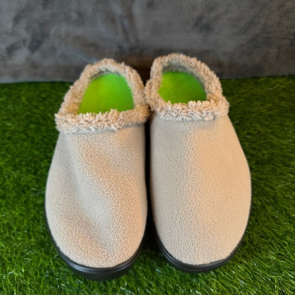OOFOS OOcoozie Mule Cozy Lined Slip On Shoes Mens M11 EU 44 Gray Green main image 4